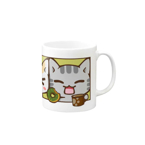 くつろぎ猫 ~まったりドーナツ~ Mug