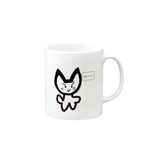 プロポーズ猫 Mug