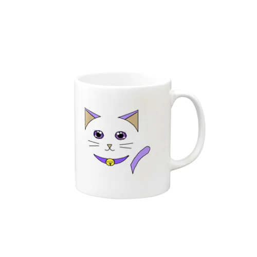 💜紫ねこちゃん💜 Mug