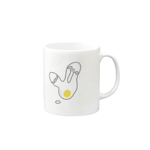 卵パカッ Mug