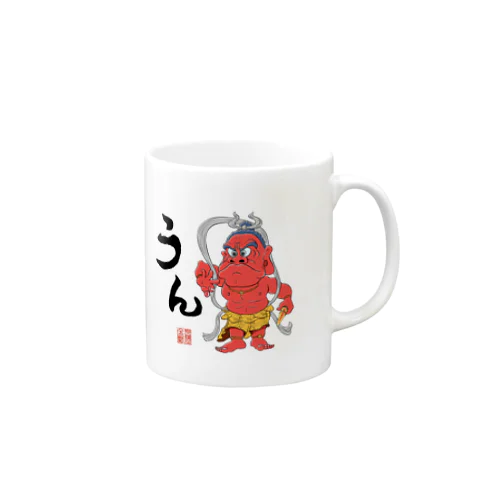 あうん仁王様 Mug