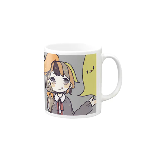 ご紹介するは唯一の友人でございます Mug