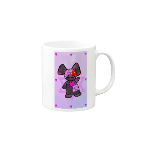 メンヘラ黒うさ Mug