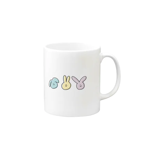 さんしょくのうさぎ Mug