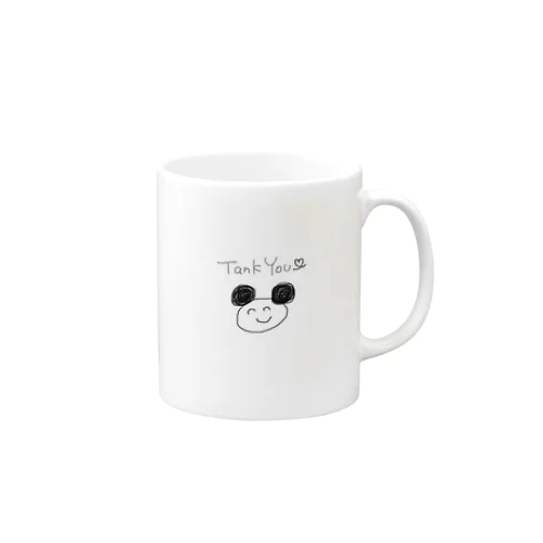 ぱんだの感謝 Mug