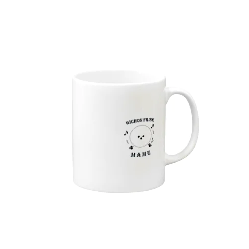 ビション・フリーゼ　まめグッズ Mug