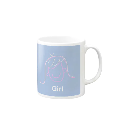 おんなのこマグカップ Mug