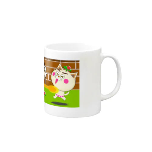 葉っぱニャンちょこぞうたまたま Mug