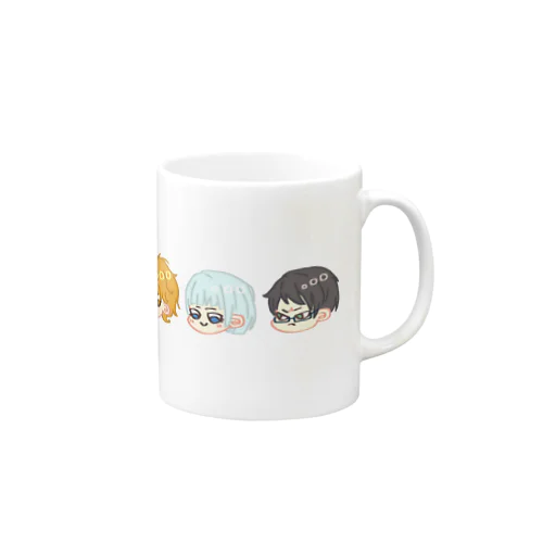 近所の3人 Mug