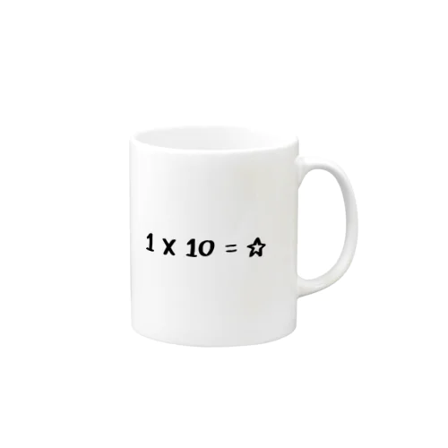 1X10=☆ Mug