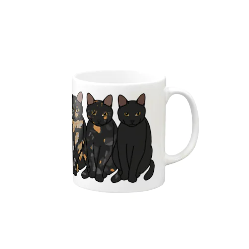 さび猫グラデ Mug