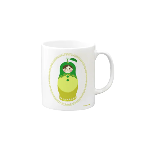 [九州・大分]かぼすマトリョーシカさん Mug