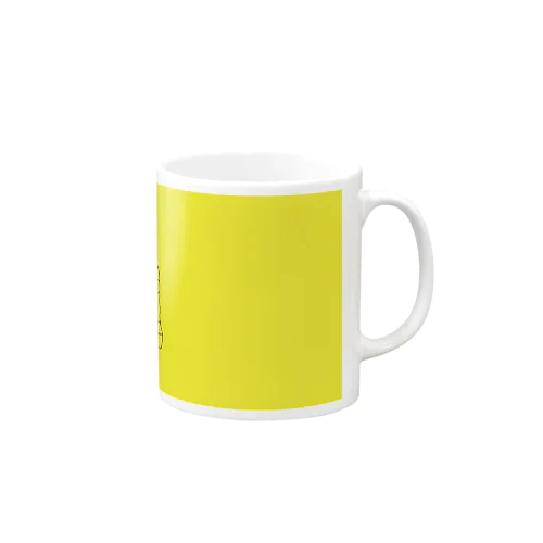 ねこペットボトルyellow Mug