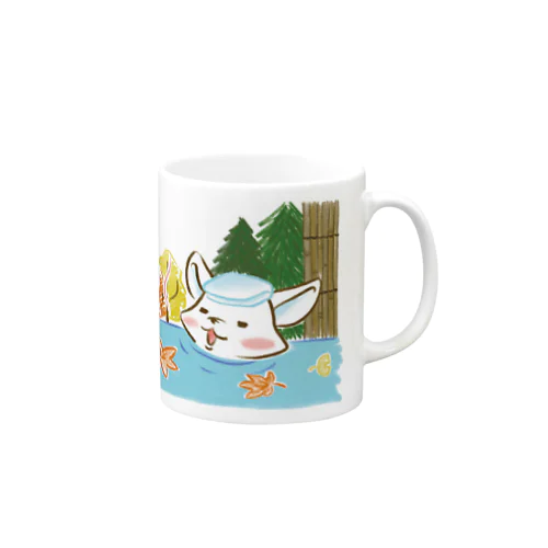 きつねのこん様(温泉でだらだら) Mug