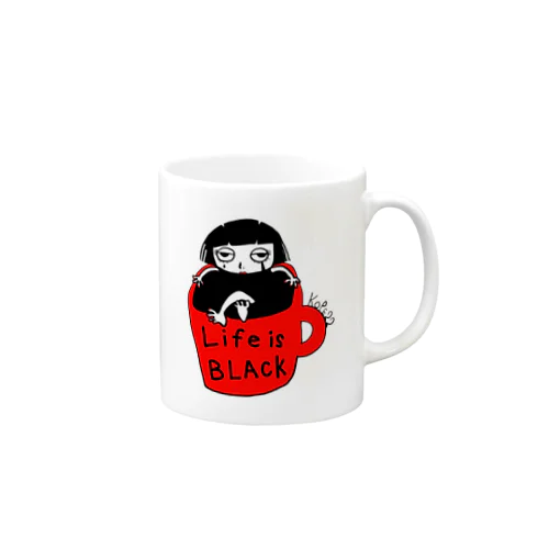 Life is BLACK Mug