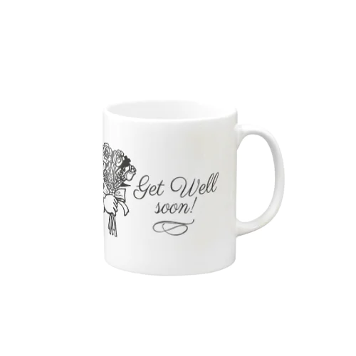 Get Well 花束デザイン Mug