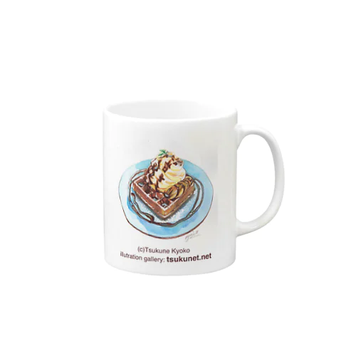 ワッフルのマグカップ Mug
