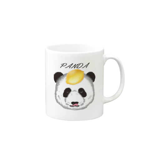 食いしん坊リアルパンダレモン Mug