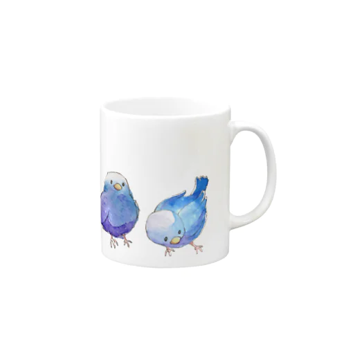 青い鳥 Mug