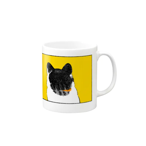 猫きいろあたま Mug