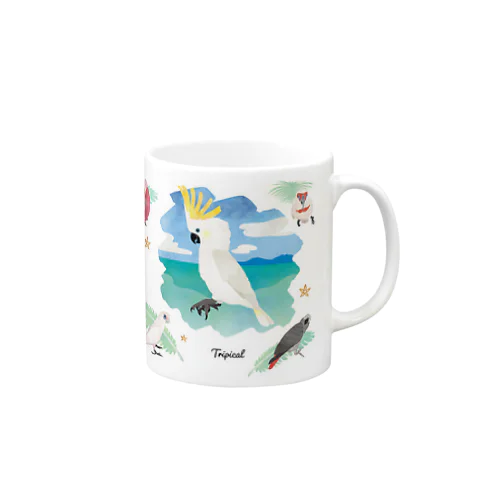 オウムマグカップ Mug