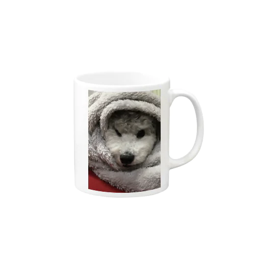 巻かれた犬 Mug