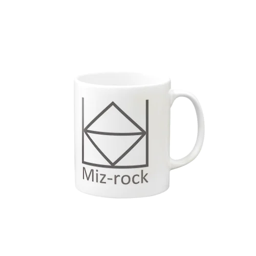 水ロック　白 Mug