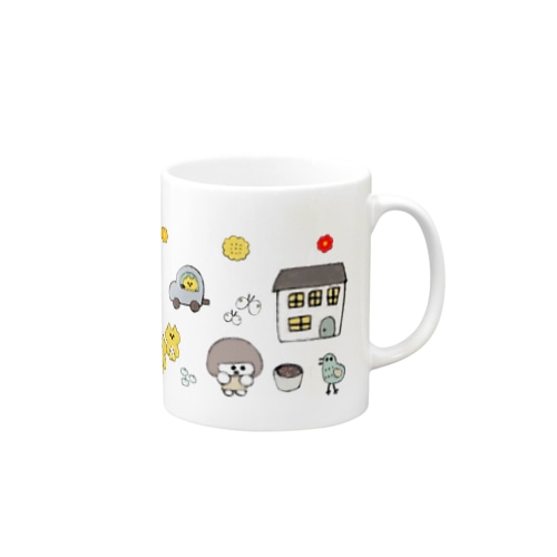 シュールな動物たち Mug