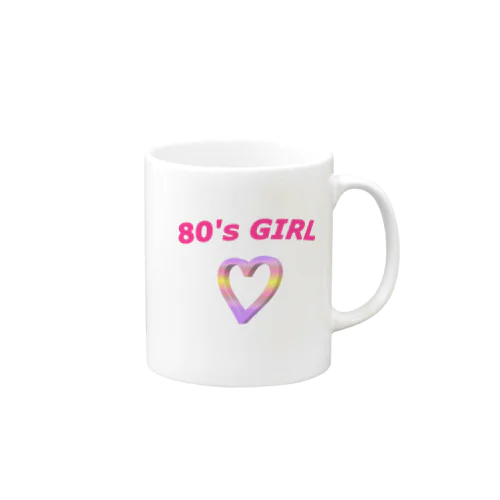 80's GIRL マグカップ