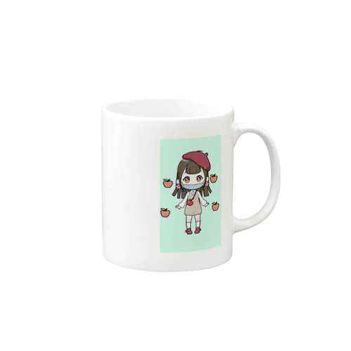 青リンゴちゃん（みかんが好き！） Mug