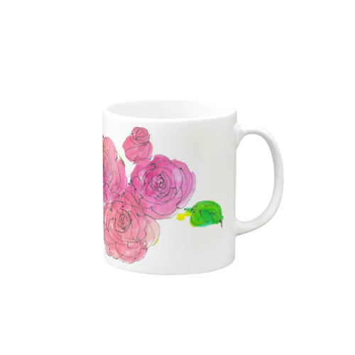 薔薇の花 マグカップ