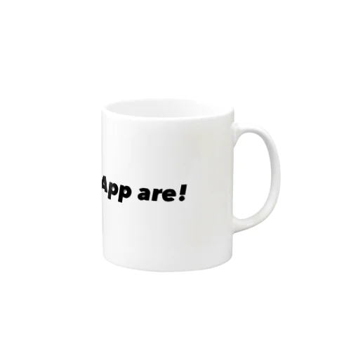 アッパレ！　app are! Mug