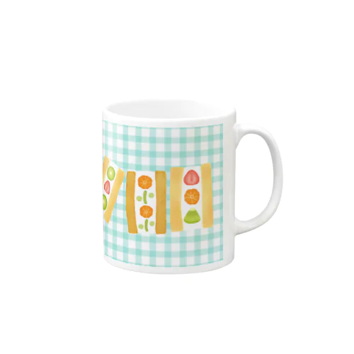 フルーツサンド🍓🥝🍊 Mug