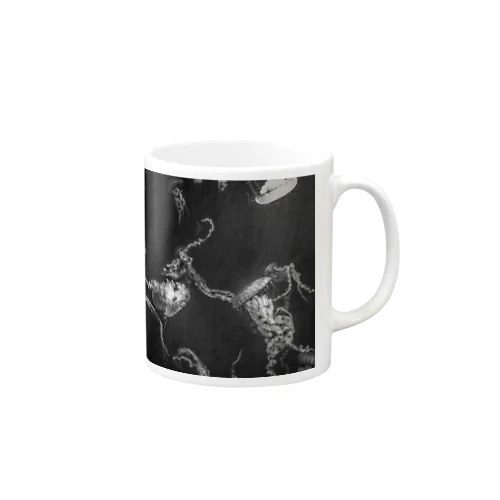 Jellyfish（Black) Mug