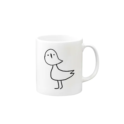 鳥　水分補給編 Mug