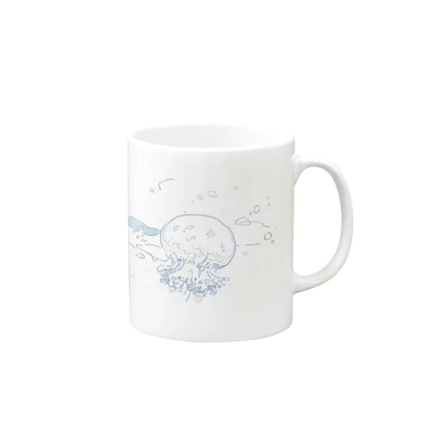 ヒゼンクラゲ(blue) Mug