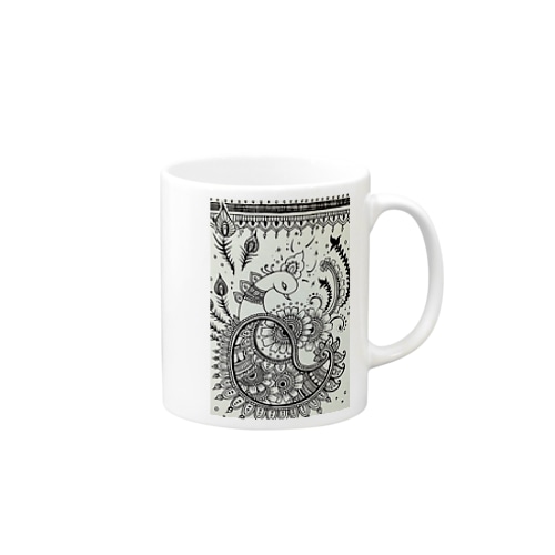 ピーコックメヘンディ Mug