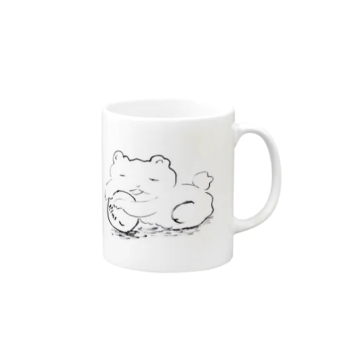 玉遊びシワンコちゃん Mug