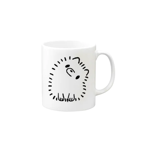 こくびをかしげるポメちゃん Mug