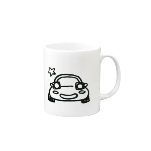 マツダ　ロードスター　黒 Mug