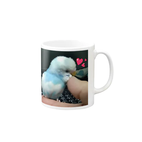 幸せの青い鳥ピーちゃん Mug