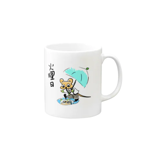 火曜日クオッカ Mug