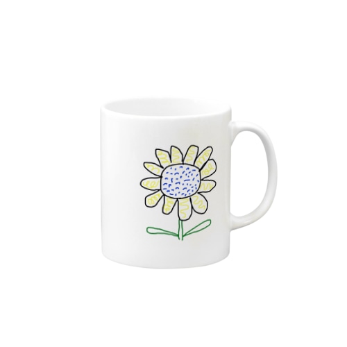 庭のひまわり Mug