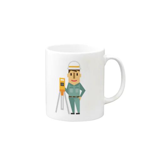 測量する人 Mug