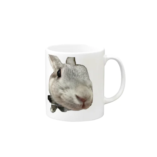 ふてくされうさぎの善 Mug