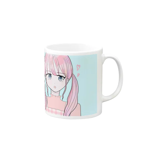 pinkガール マグカップ
