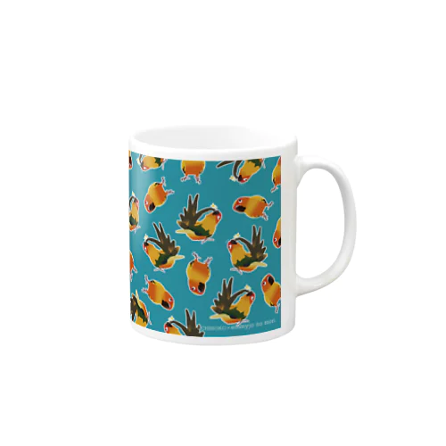 コガネメキシコインコさんのマグカップ Mug