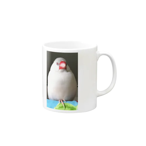 餅文鳥 文太 Mug