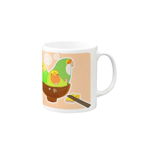 インコの味噌汁吸いたいな Mug