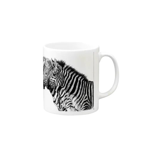 Chanchan zebra mug マグカップ